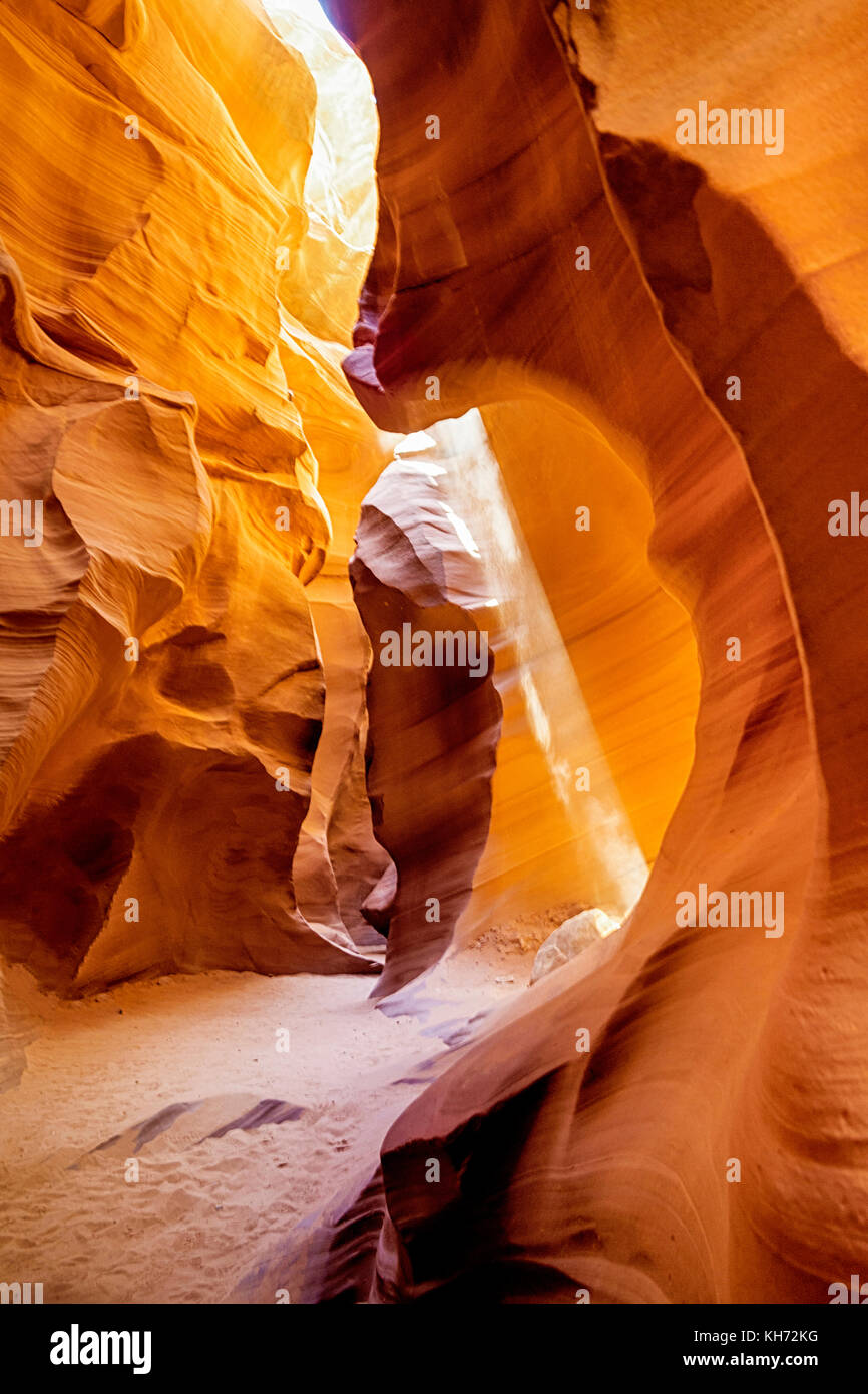 der Antelope canyon Stockfoto