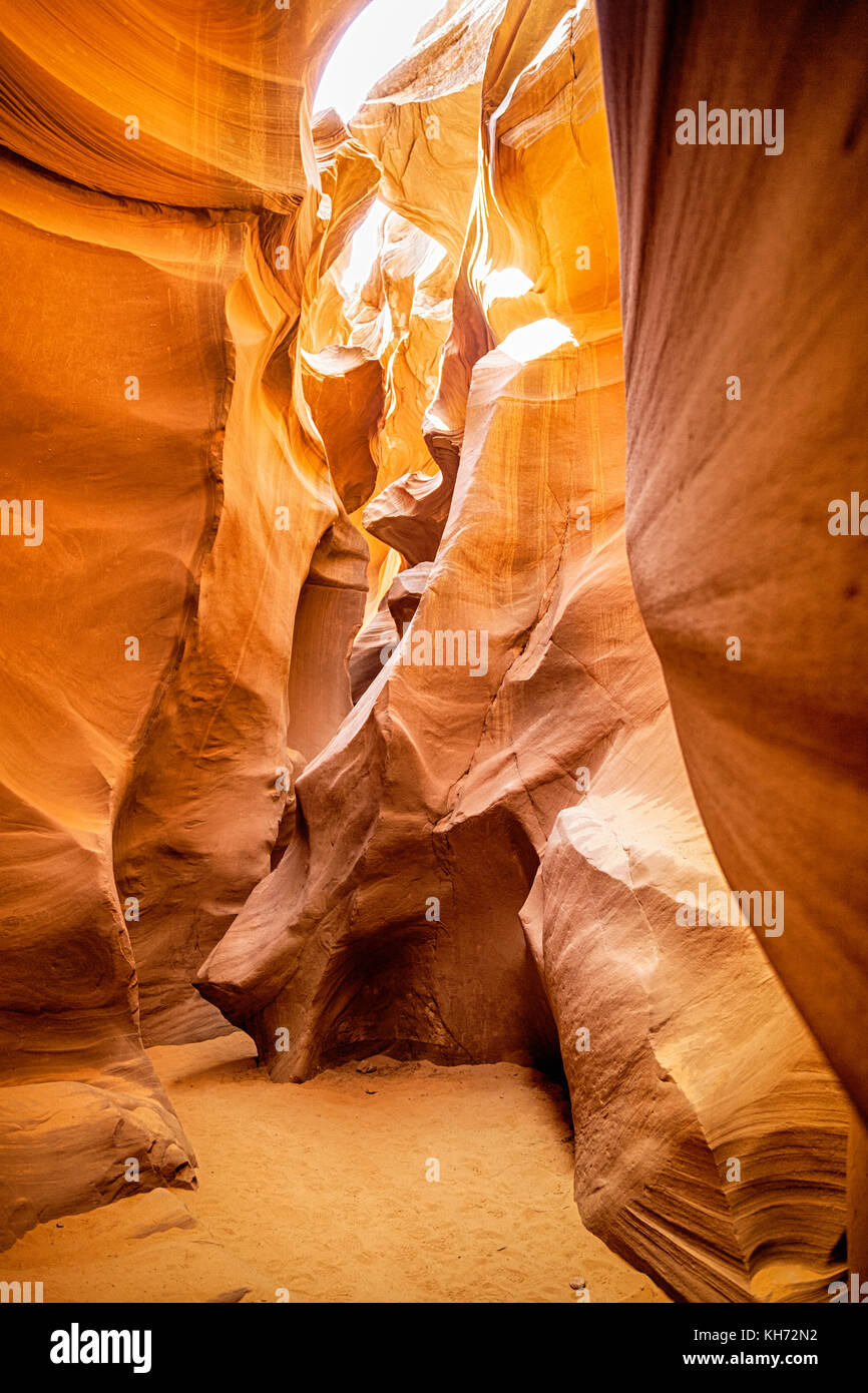 der Antelope canyon Stockfoto