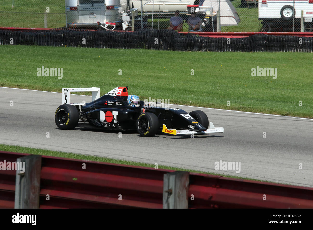 Austin McCusker. Auto 5. Formel 4 Rennen. Mid-Ohio Sports Car Course. Lexington, Mansfield, Ohio, USA. Stockfoto