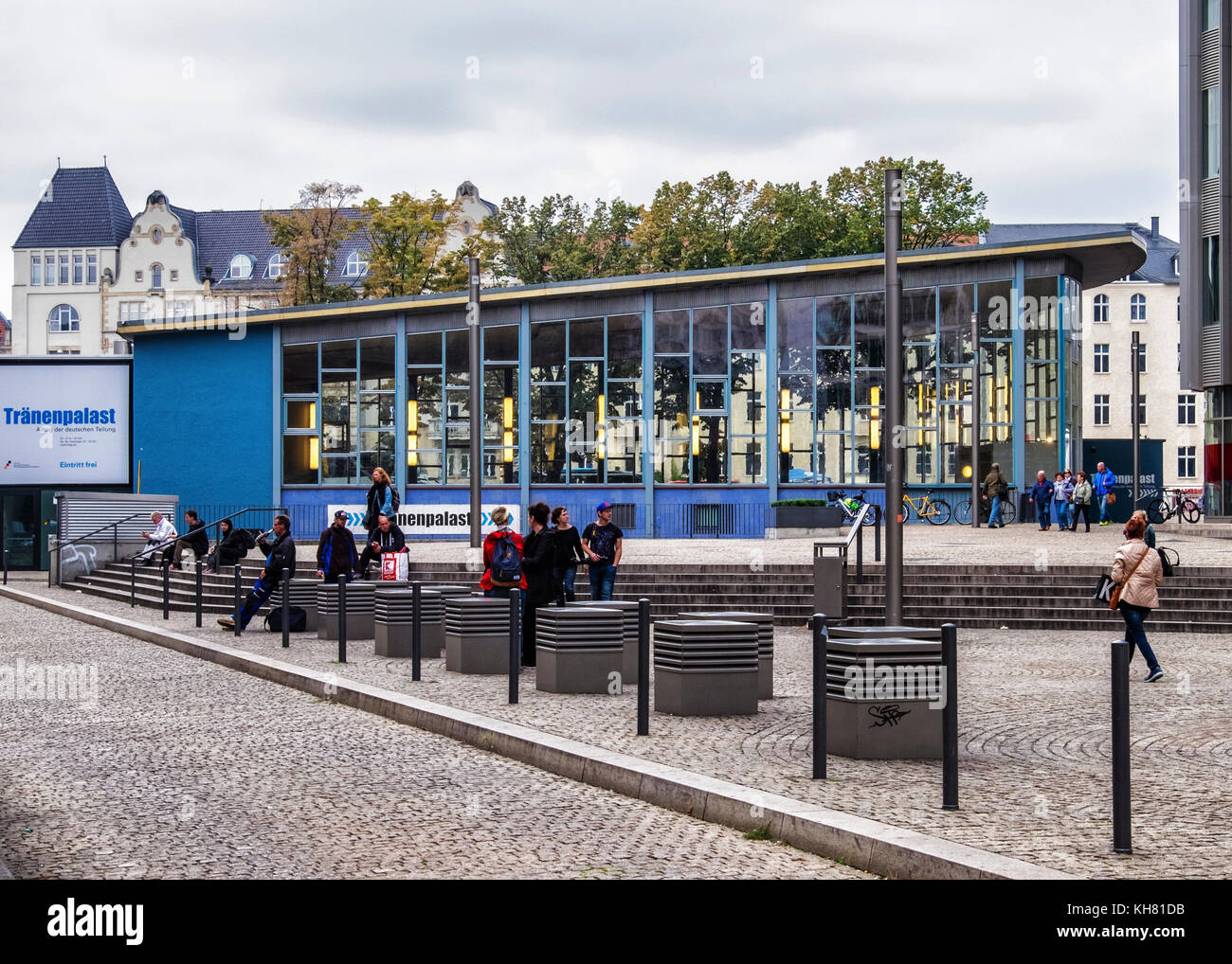 Berlin, Mitte. Tränenpalast, Palast der Tränen. Ausstellung und Museum erzählt von Erfahrungen der Menschen im geteilten Deutschland. Das denkmalgeschützte Gebäude Stockfoto