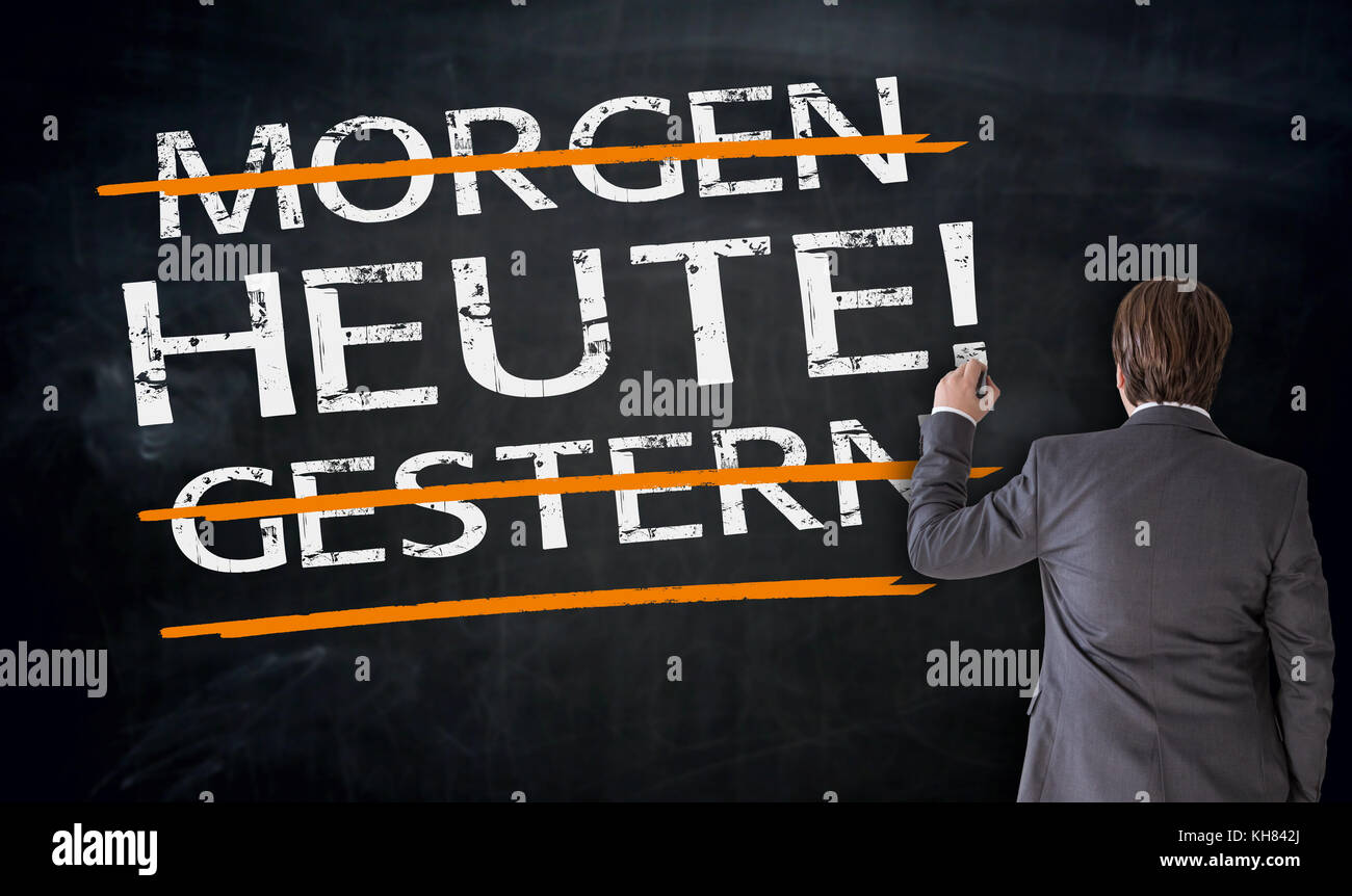 Wie Schreibt Man Heute Morgen www.alamy.de