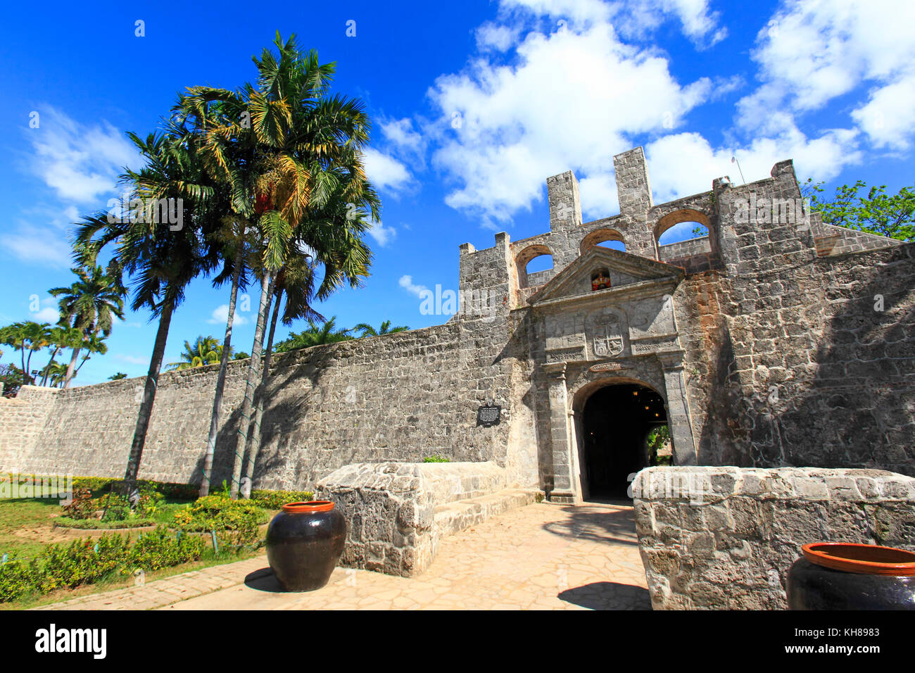 Philipinas, Cebu City. Insel Cebu. fort. San Pedro. Stockfoto