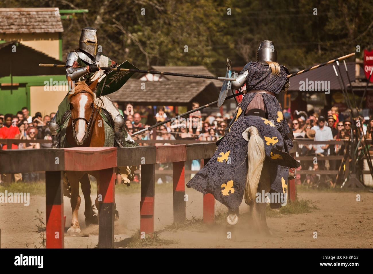 Ritter tounament Stockfoto