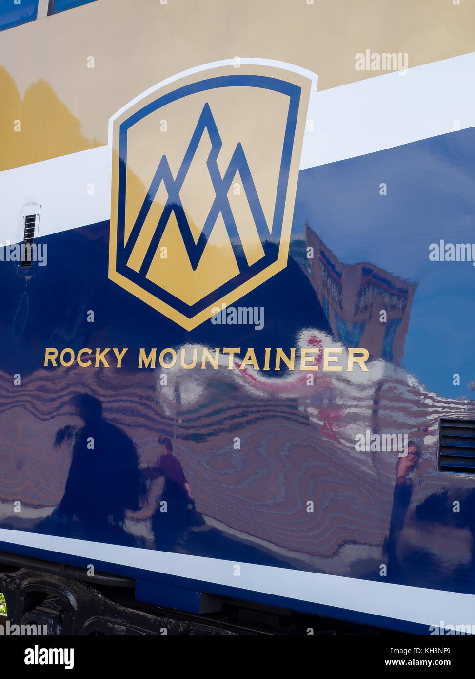 Rocky Mountaineer Detail Bilder Stockfoto