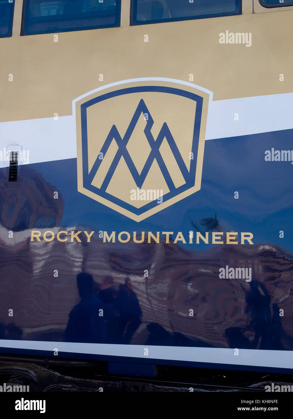 Rocky Mountaineer Detail Bilder Stockfoto