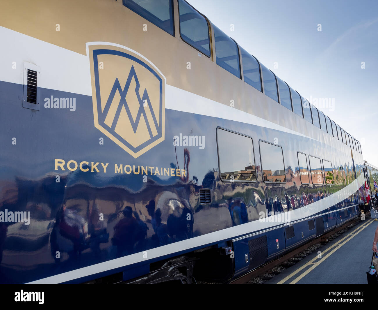 Rocky Mountaineer Detail Bilder Stockfoto