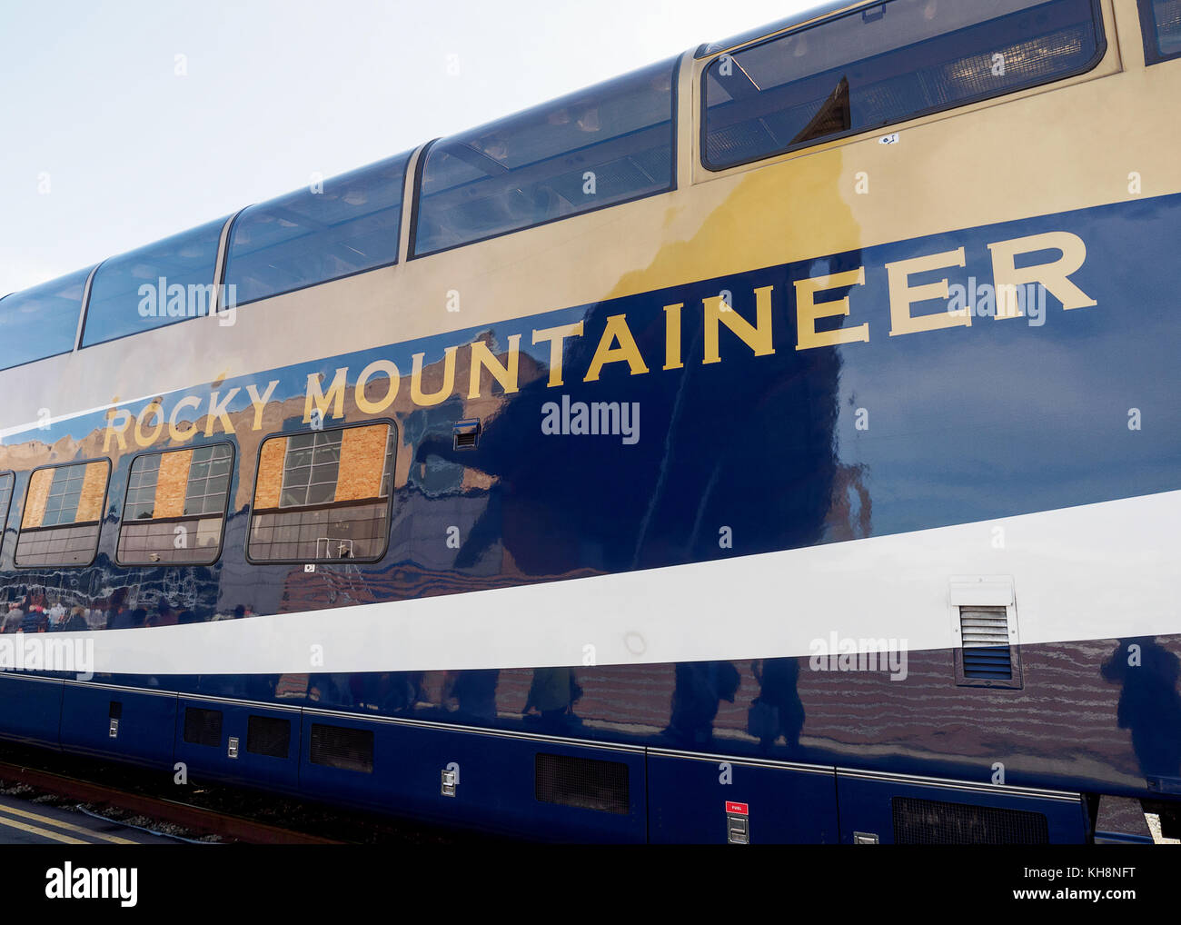 Rocky Mountaineer Detail Bilder Stockfoto