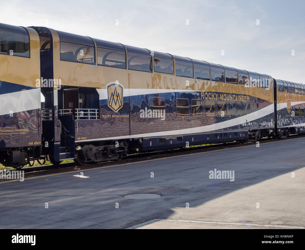 Rocky Mountaineer Detail Bilder Stockfoto