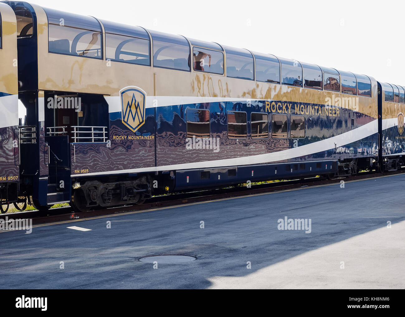 Rocky Mountaineer Detail Bilder Stockfoto