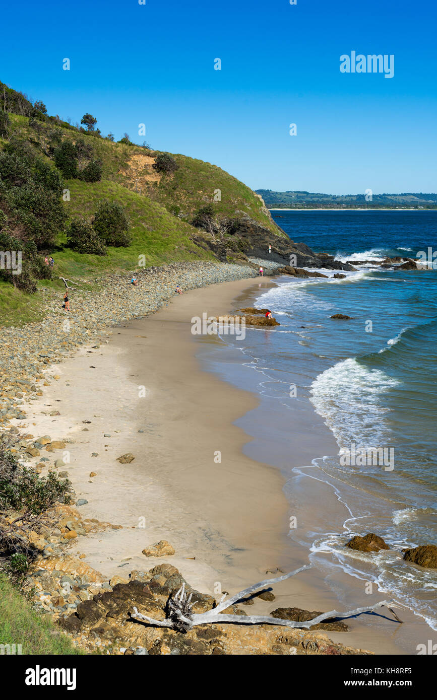 Wenig Wategos Beach, Cape Byron Bay, New South Wales, Australien. Stockfoto