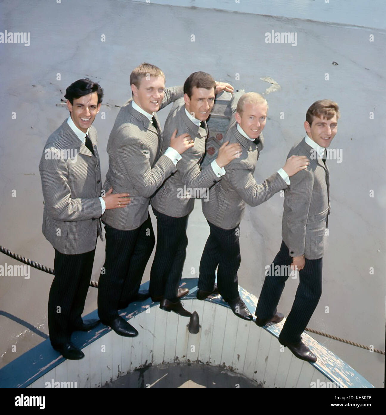 Barron KNIGHTS UK Popgruppe im Juli 1964. Foto: Tony Gale Stockfoto