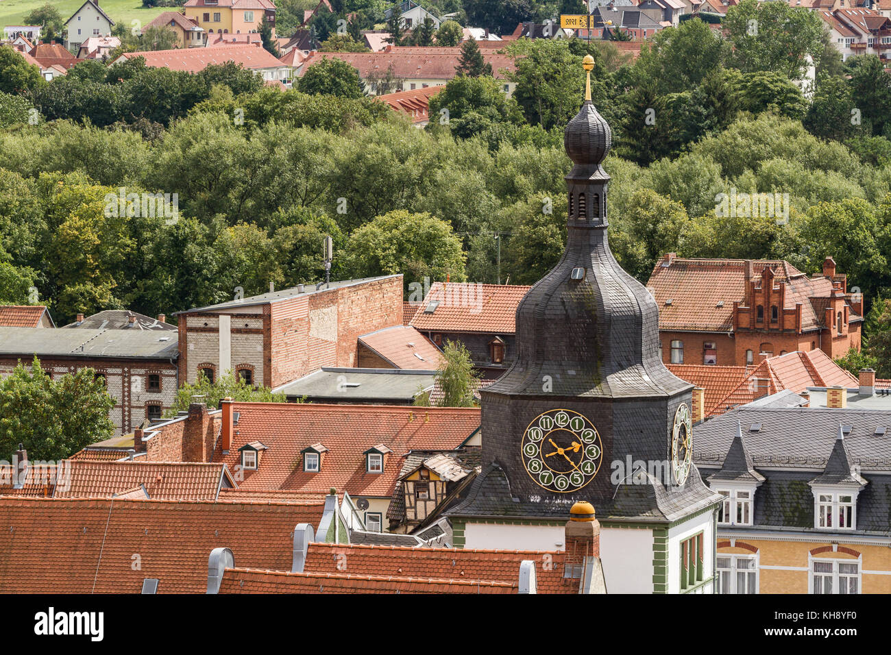 Barockschloss Heidecksburg Rudolstadt Stockfoto