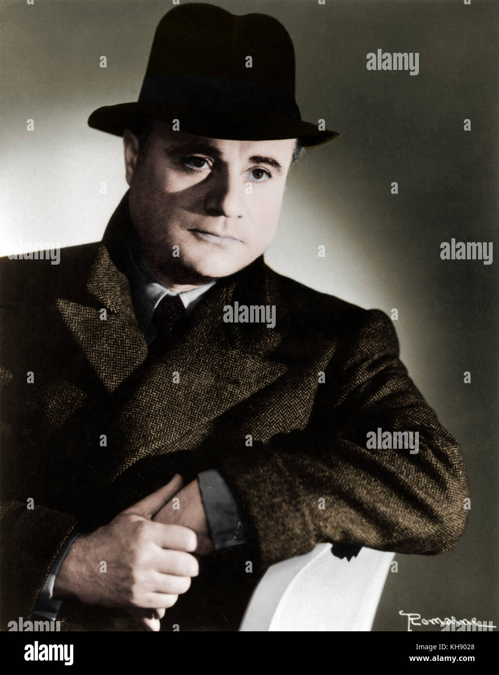 GIGLI, benjamino. Italienische Tenor zu tragen hat. 20 März 1890 - 30. November 1957 Stockfoto