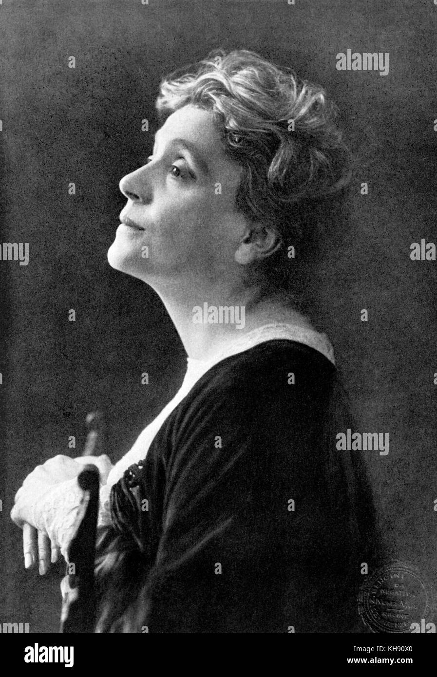 Eleonora Duse - Portrait. Die italienische Schauspielerin, 1858 - 1924. Stockfoto