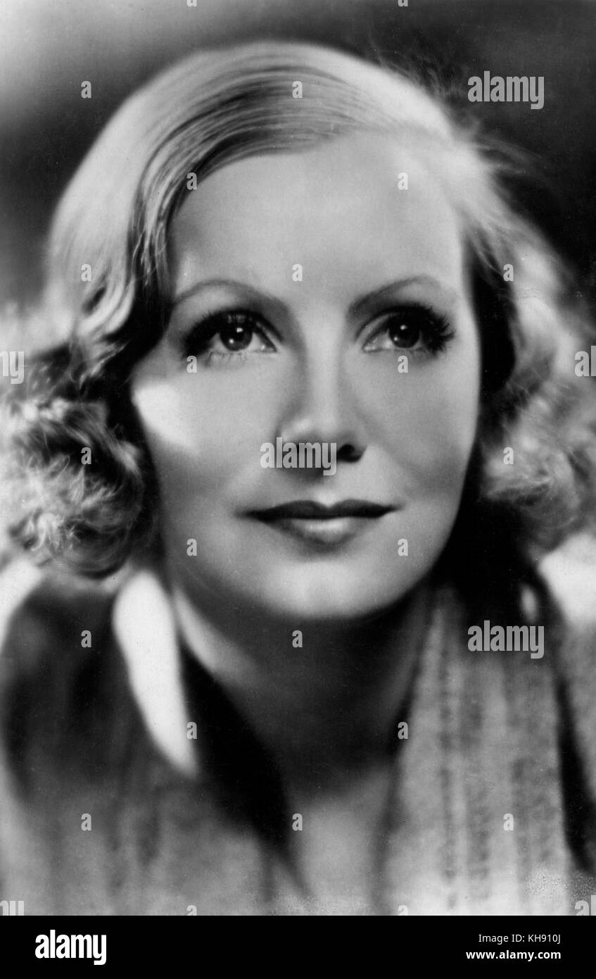 Greta Garbo - Portrait. Schwedische Schauspielerin, 18. September 1905 - 15. April 1990. Stockfoto