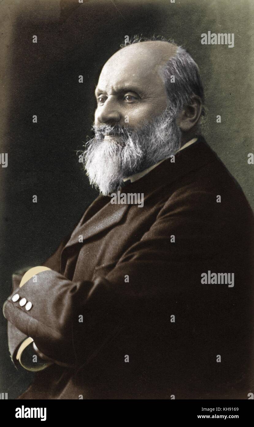 Mily Balakirew Alexeievi - Porträt als alter Mann. Russischen Komponisten (1837-1910). Stockfoto
