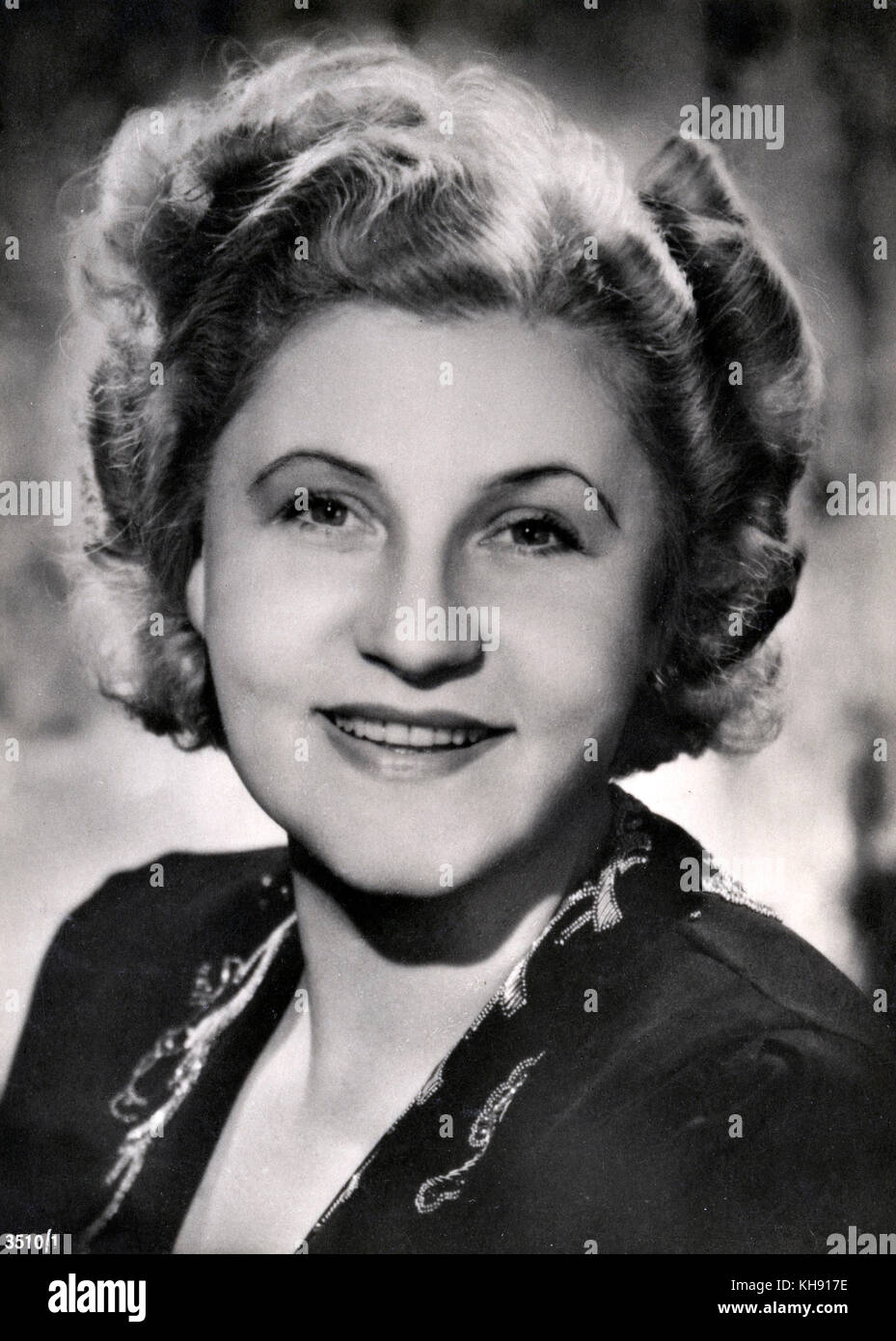 Margarete Slezak - Portrait. Österreichische Sopranistin, 1901-1953. Die Tochter von Leo Slezak (Tenor) Stockfoto