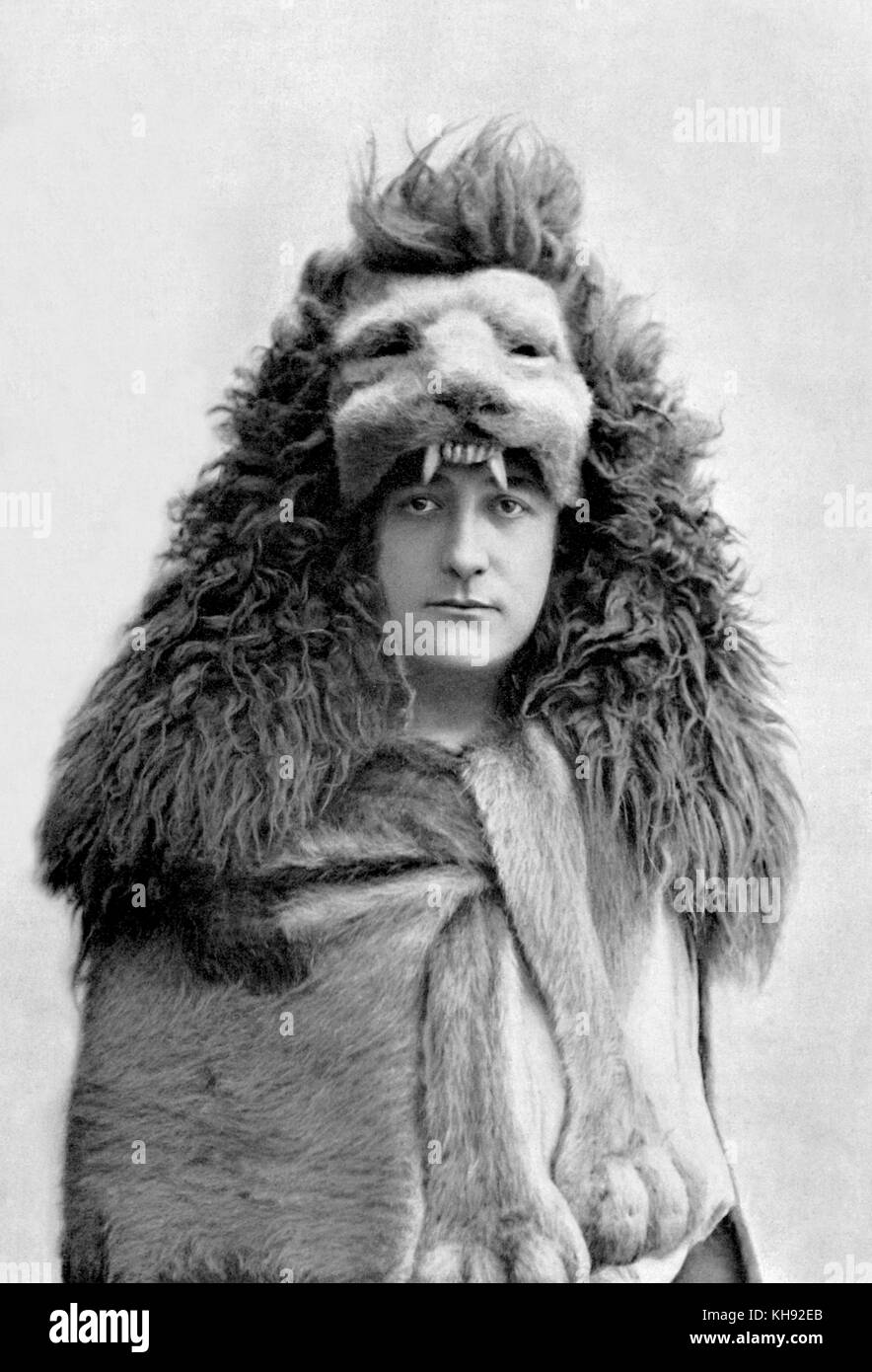 Alvarez als Hercule in Astarté - Oper von Xavier Leroux. Bei "Académie Nationale de Musique, Paris, Frankreich, 1901 uraufgeführt wurde. XL: der französische Komponist, 11. Oktober 1863 - vom 2. Februar 1919. Stockfoto