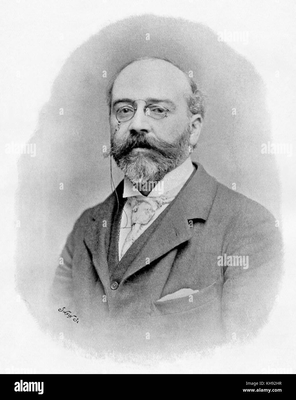 William Lewis Barrett - Portrait. Welsh Flötist. Stockfoto