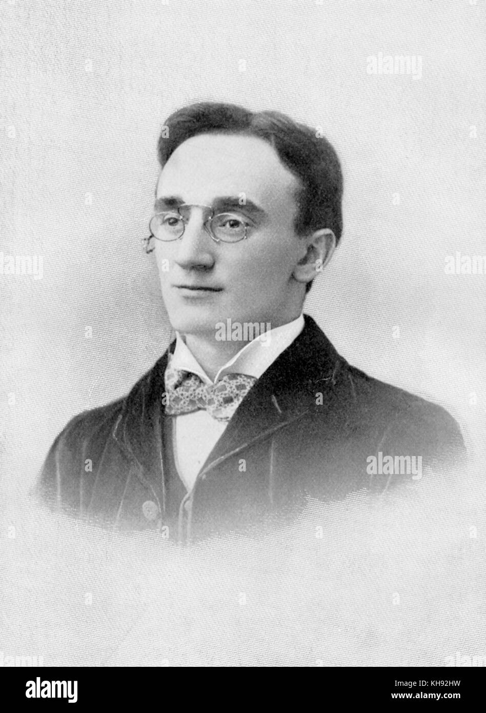 Frederic Griffith - Portrait. Welsh piccolo Player, geboren 1867. Stockfoto