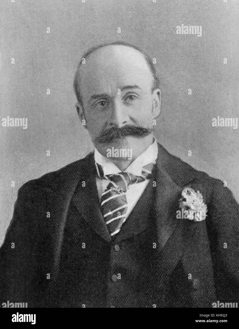 Ellis Roberts - Porträt der Walisischen Geiger. Bruder von Pianist Kate Roberts, der Tochter des königlichen Harfenspieler Ellis Roberts. Stockfoto