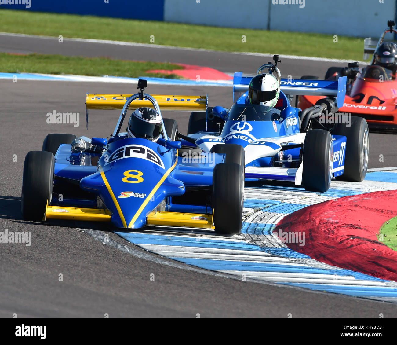 David Thorburn, Ralt Rt3, Derek Bell Trophy, hscc, Öffner, Samstag, 8. April 2017, Donington Park, Chris mcevoy, Rundstrecke, cjm Photogra Stockfoto