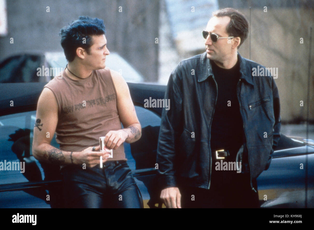 8 MM, aka. 8mm - Acht Millimeter, Deutschland/USA 1999, Regie: Joel Schumacher, Darsteller: Joaquin Phoenix, Nicolas Cage Stockfoto