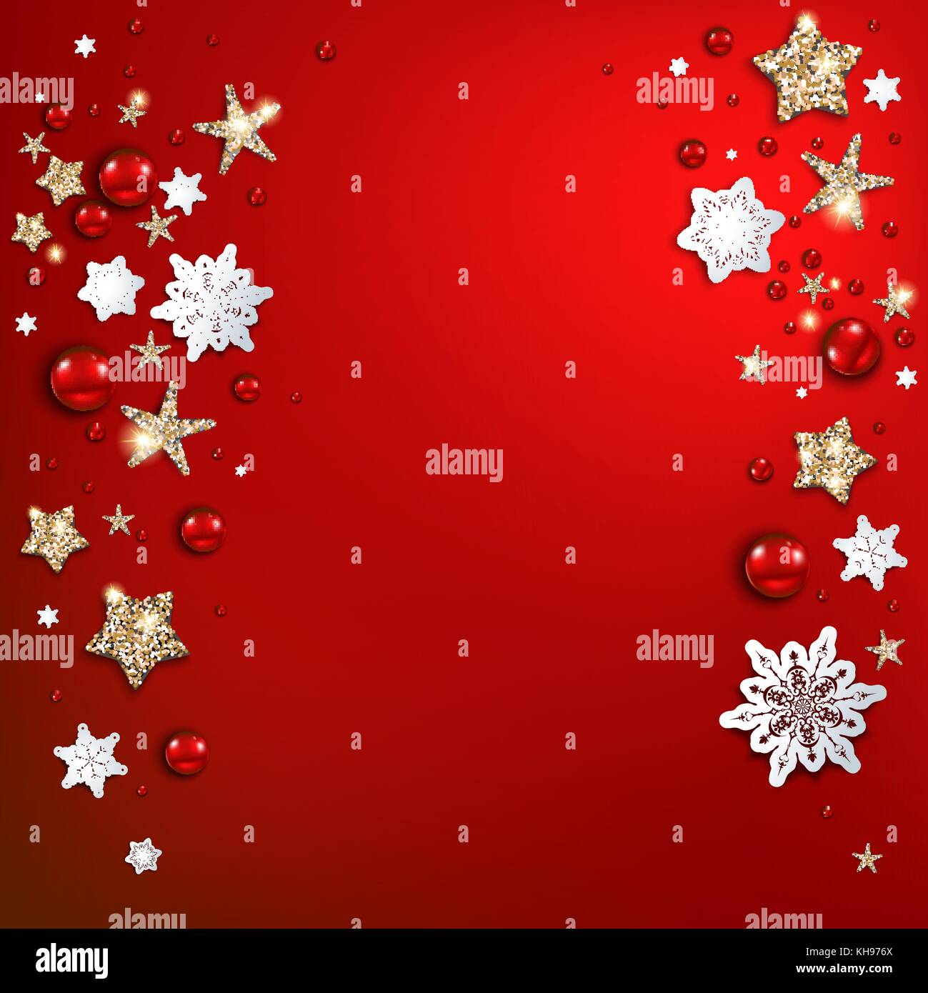 Red Holiday Background With Red Christmas Background