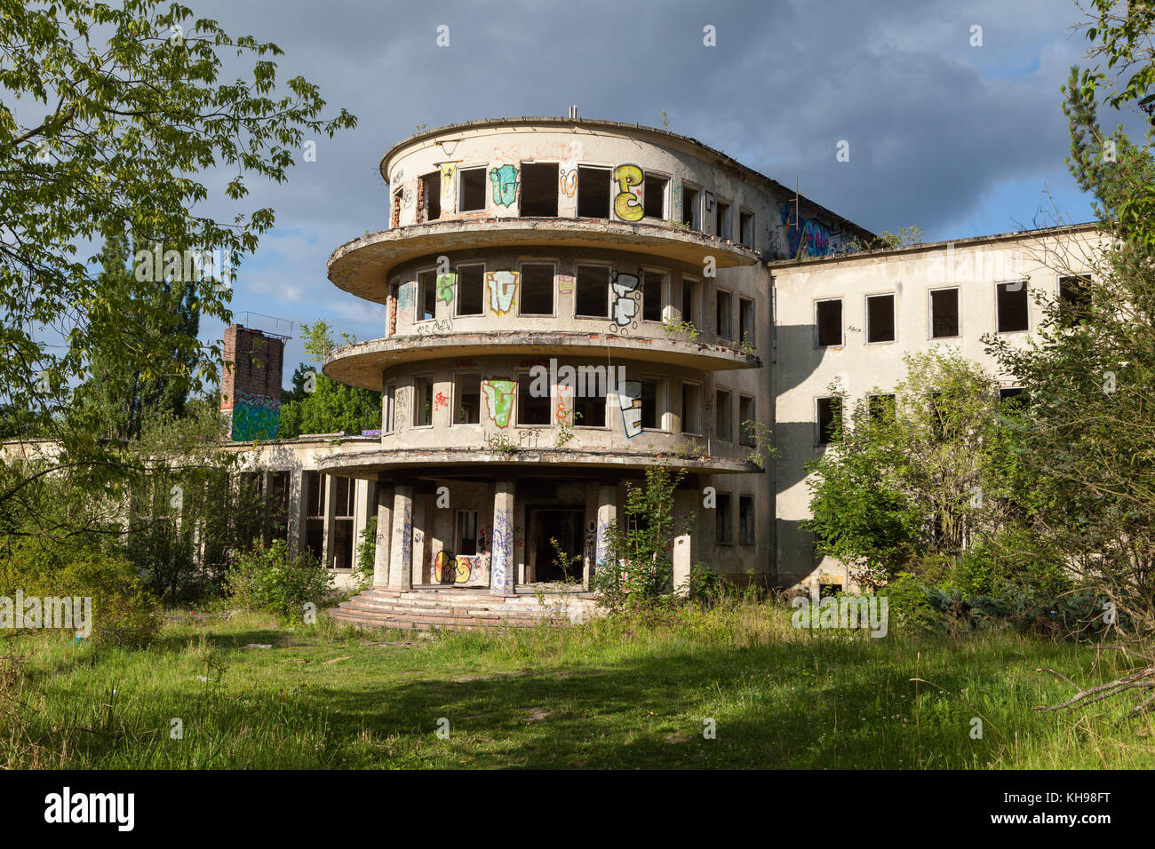 FDGB Ferienheim Fritz Heckert Gernrode Harz Stockfoto