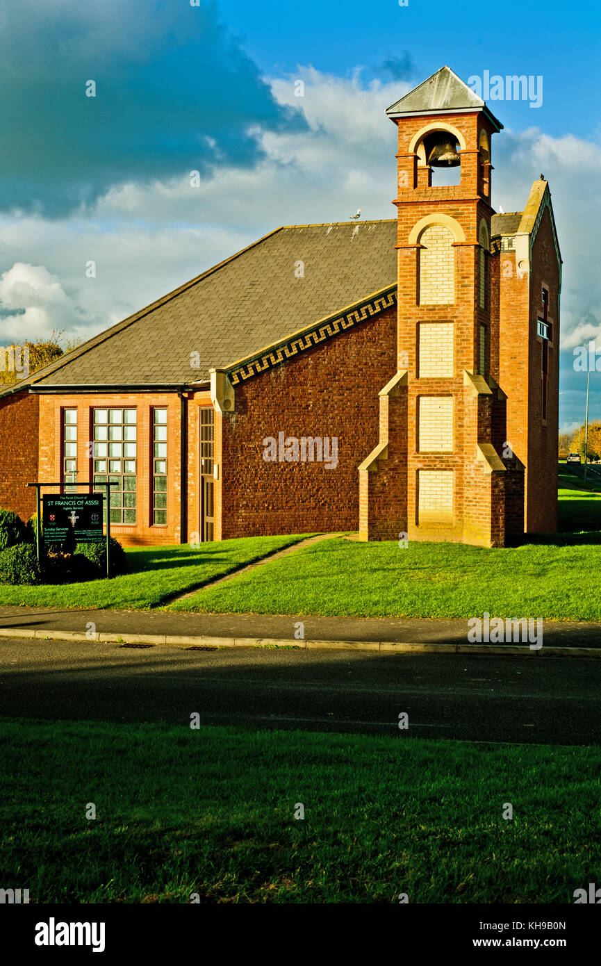 Hl. Franz von Assisi Kirche, Ingleby Barwick, Thornaby auf T-Stücke, Cleveland Stockfoto