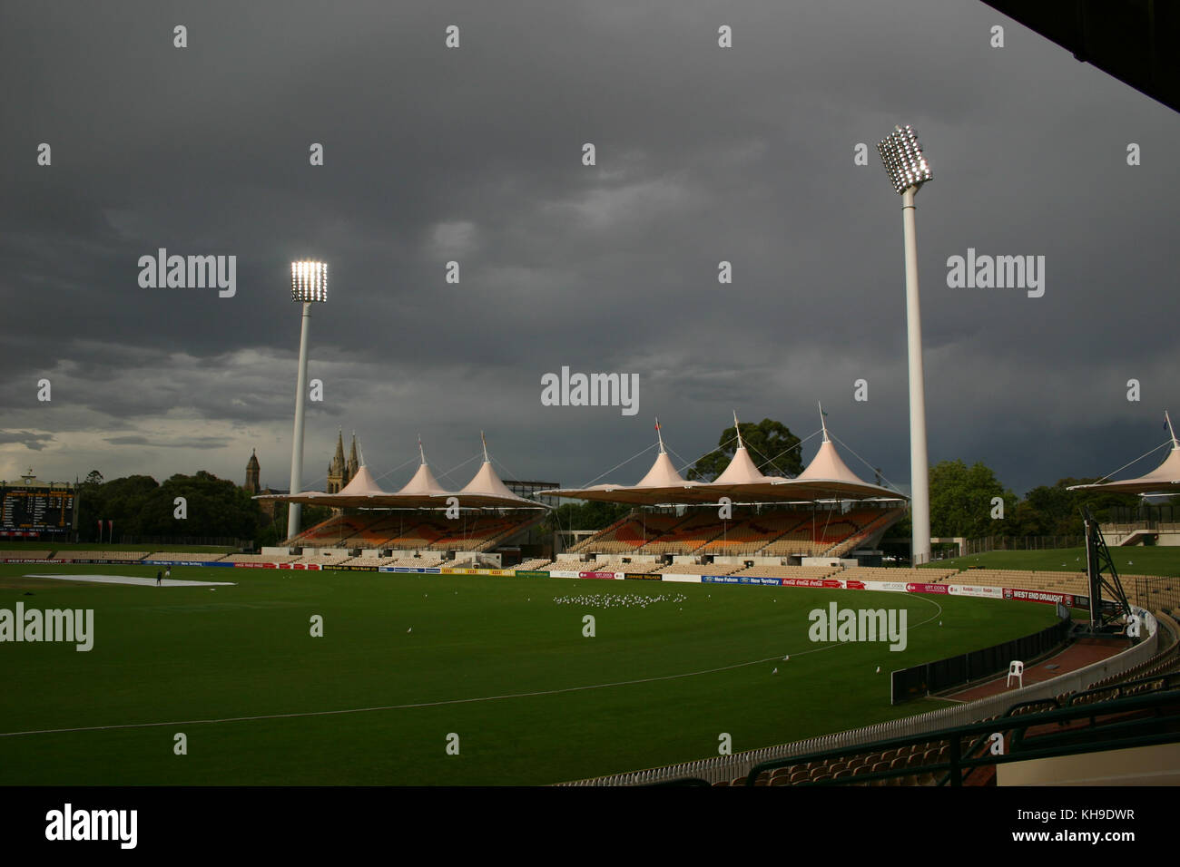 Das Adelaide Oval im Jahr 2005 (vor dem Umbau) Stockfoto