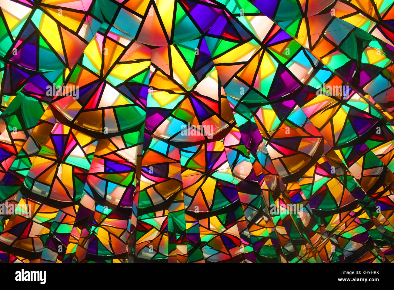 Rainbow Kaleidoscope Stockfoto