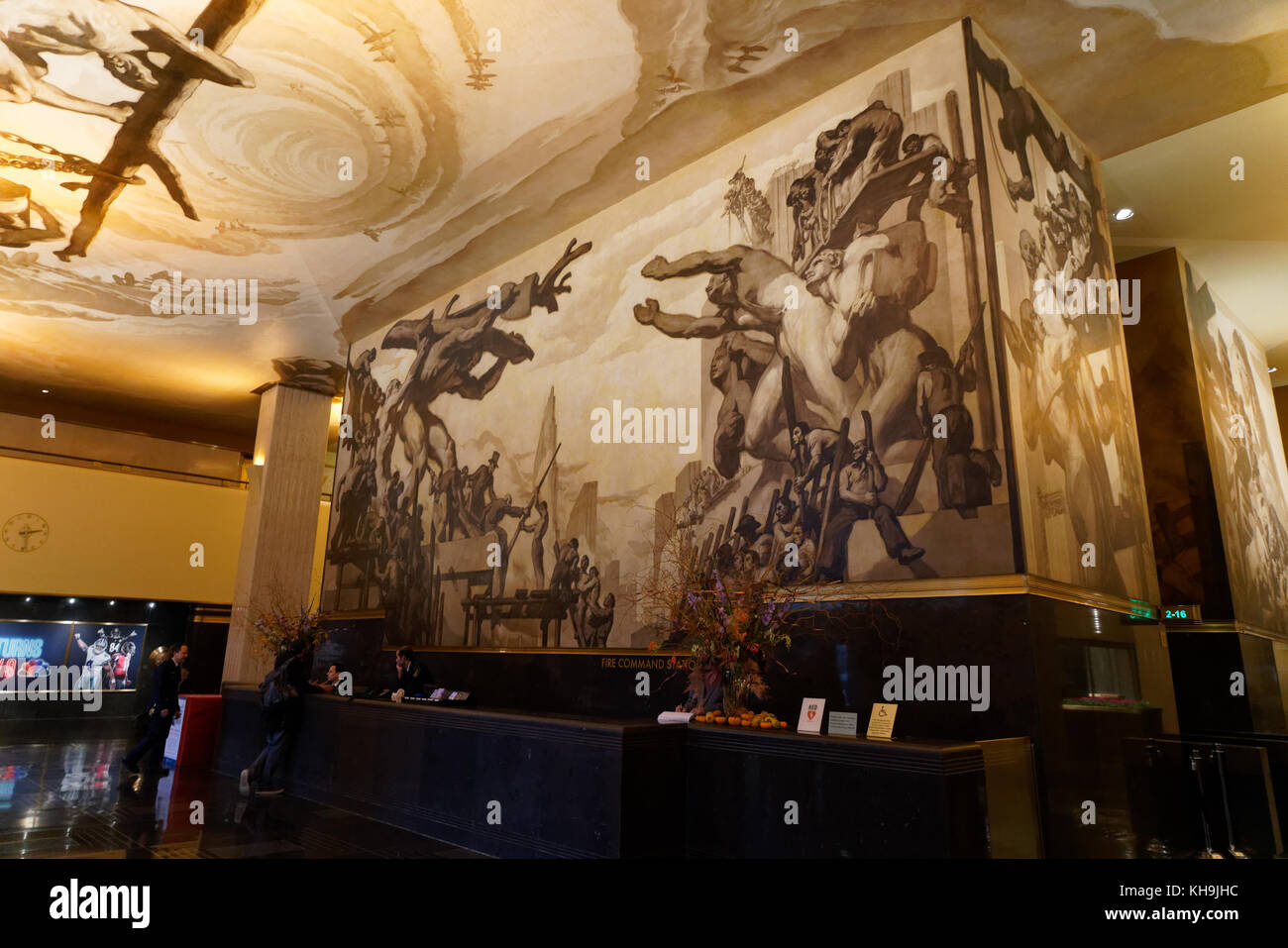 Rockefeller zentrum wandbild -Fotos und -Bildmaterial in hoher