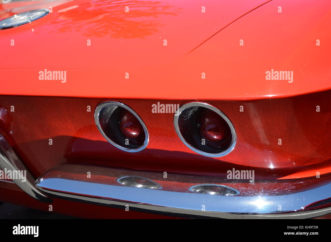 Chevrolet Corvette Stingray am Auto genommen werden, zeigen die Eingang New South Wales nsw Australien Stockfoto