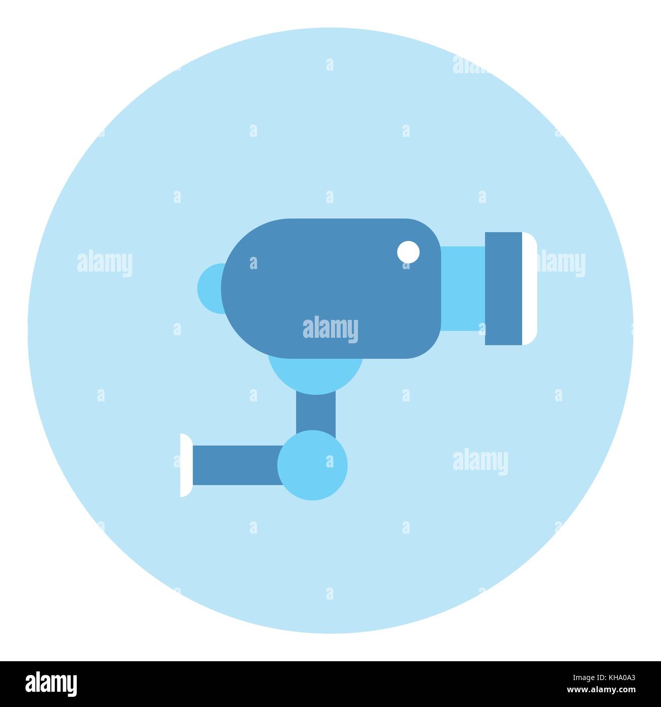 Cctv-Kamera symbol Sicherheitskonzept Stock Vektor