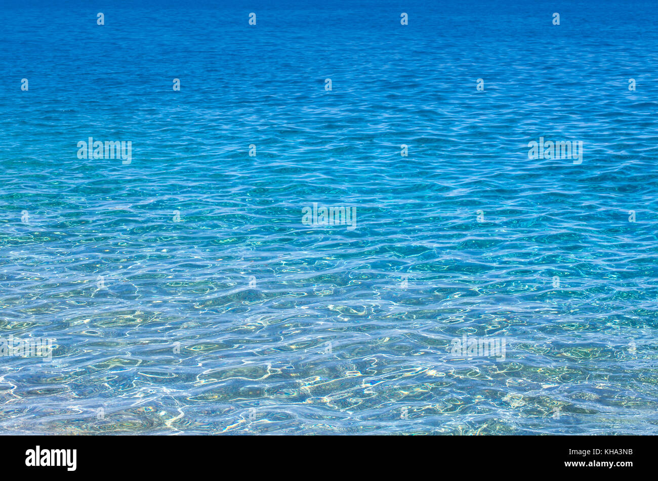 Blaue meer sommer Wasser Hintergrund Stockfoto