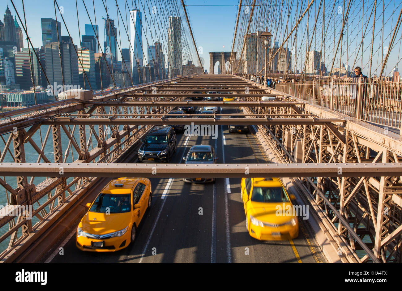 Brooklynbrücke Stockfoto