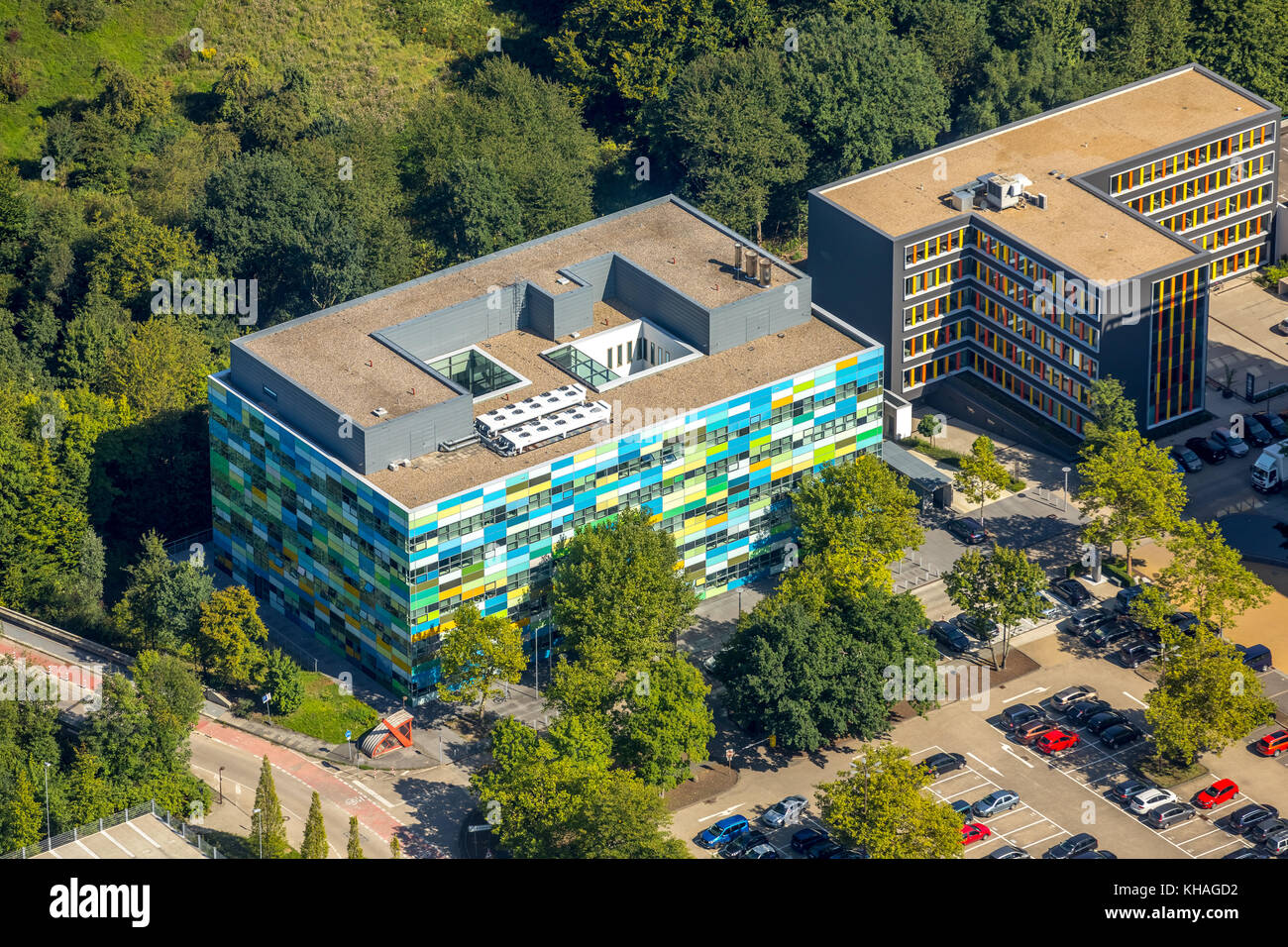 Biomedicinecenter an der Ruhr-Universität Bochum, Bochum, Ruhrgebiet, Nordrhein - Westfalen, Deutschland Stockfoto