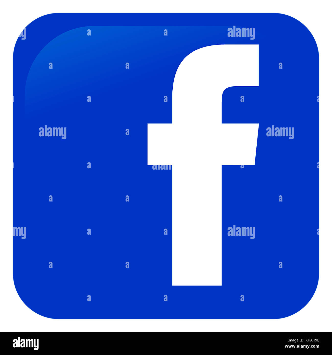 Facebook Logo, Social Network Stockfoto