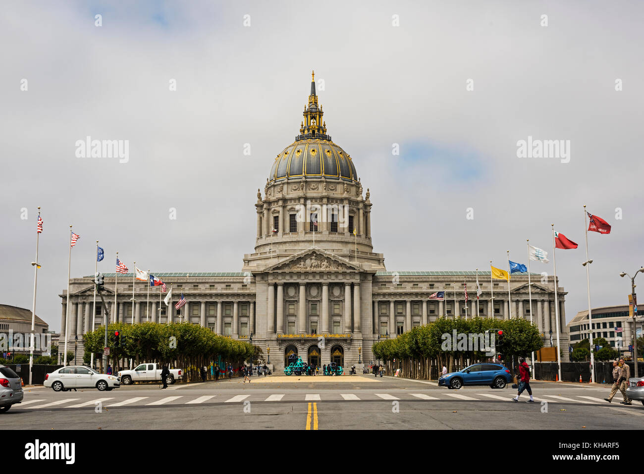 Stock Foto Fotografie Reiseziele Gold vergoldet Rathaus san francisco Kalifornien Stockfoto