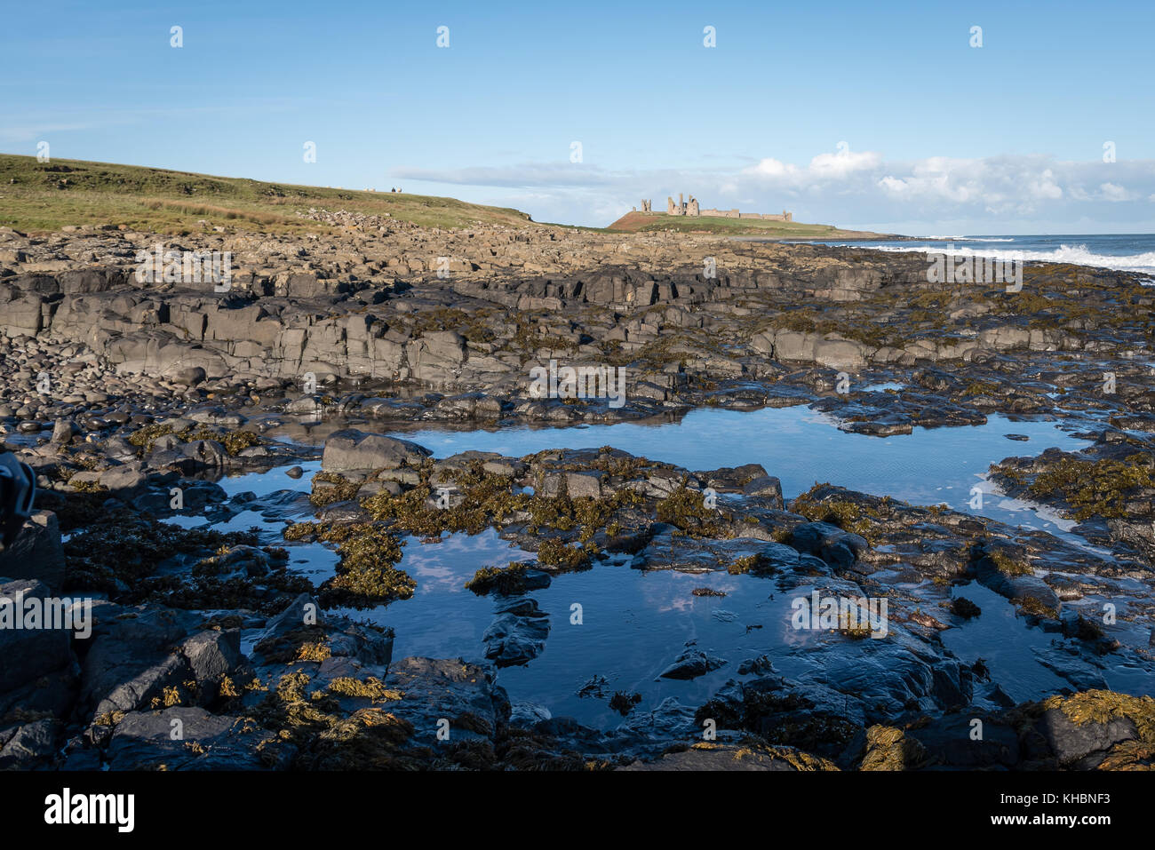 Northumbrian Küste Stockfoto