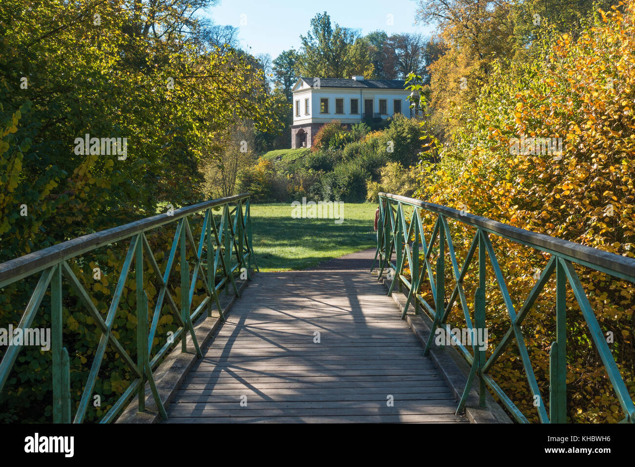 Römisches Haus im Park an der Ilm, UNESCO-Weltkulturerbe, Weimar, Weimar, Thüringen, Deutschland Stockfoto