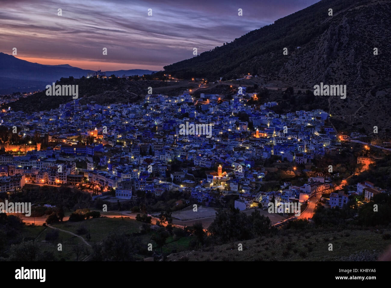 Stadt Tanger in Marokko Stockfoto