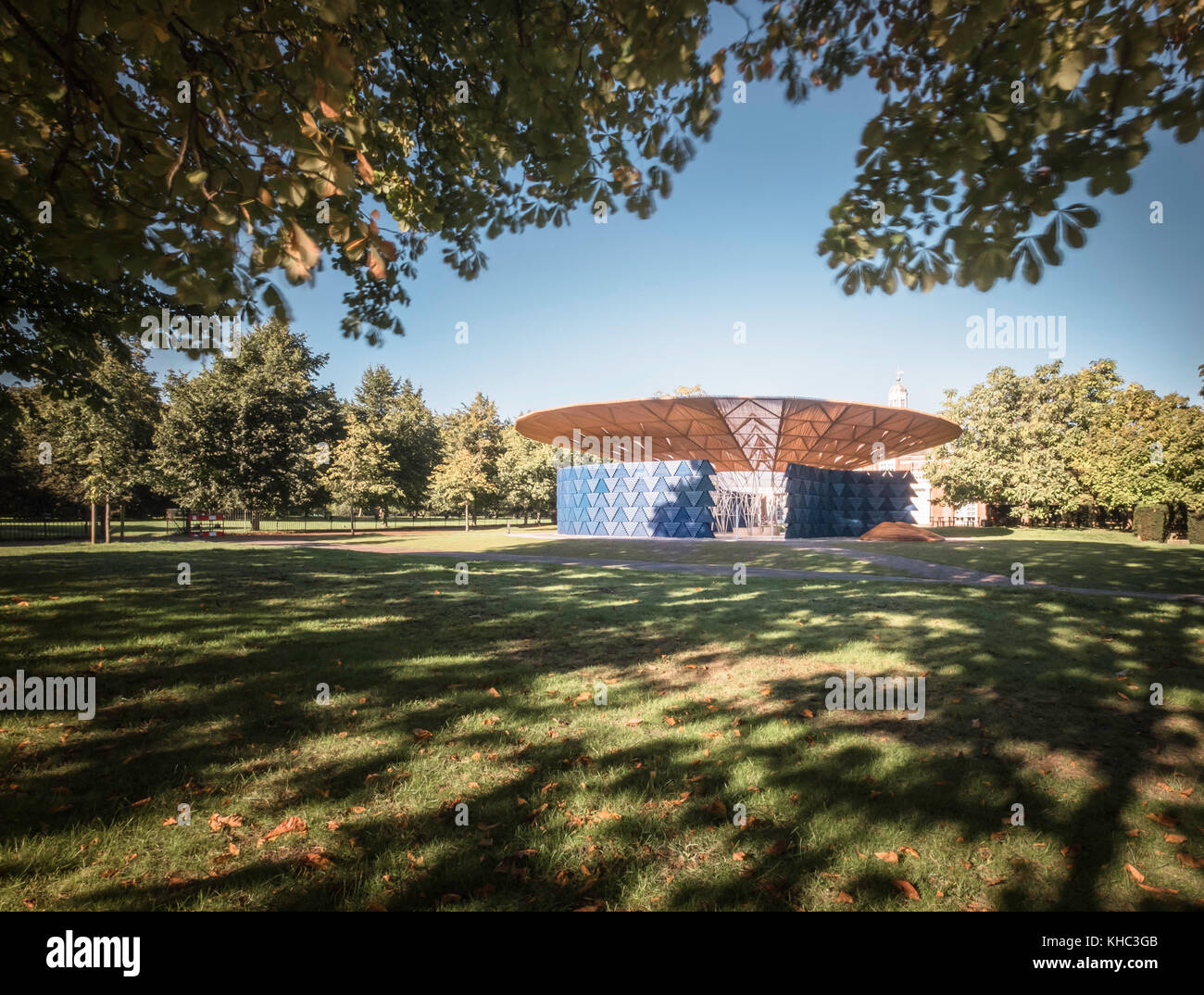 2017 Serpentine Pavillon in Kensington Gardens, London, UK. Stockfoto