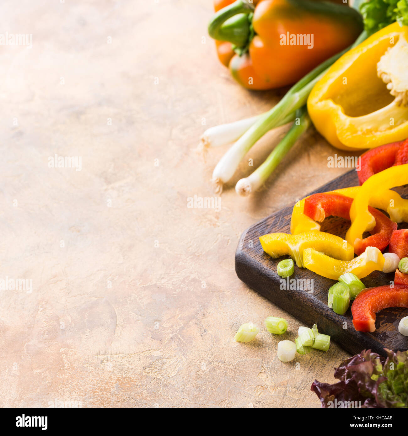 Frisches rohes Gemüse Stockfoto