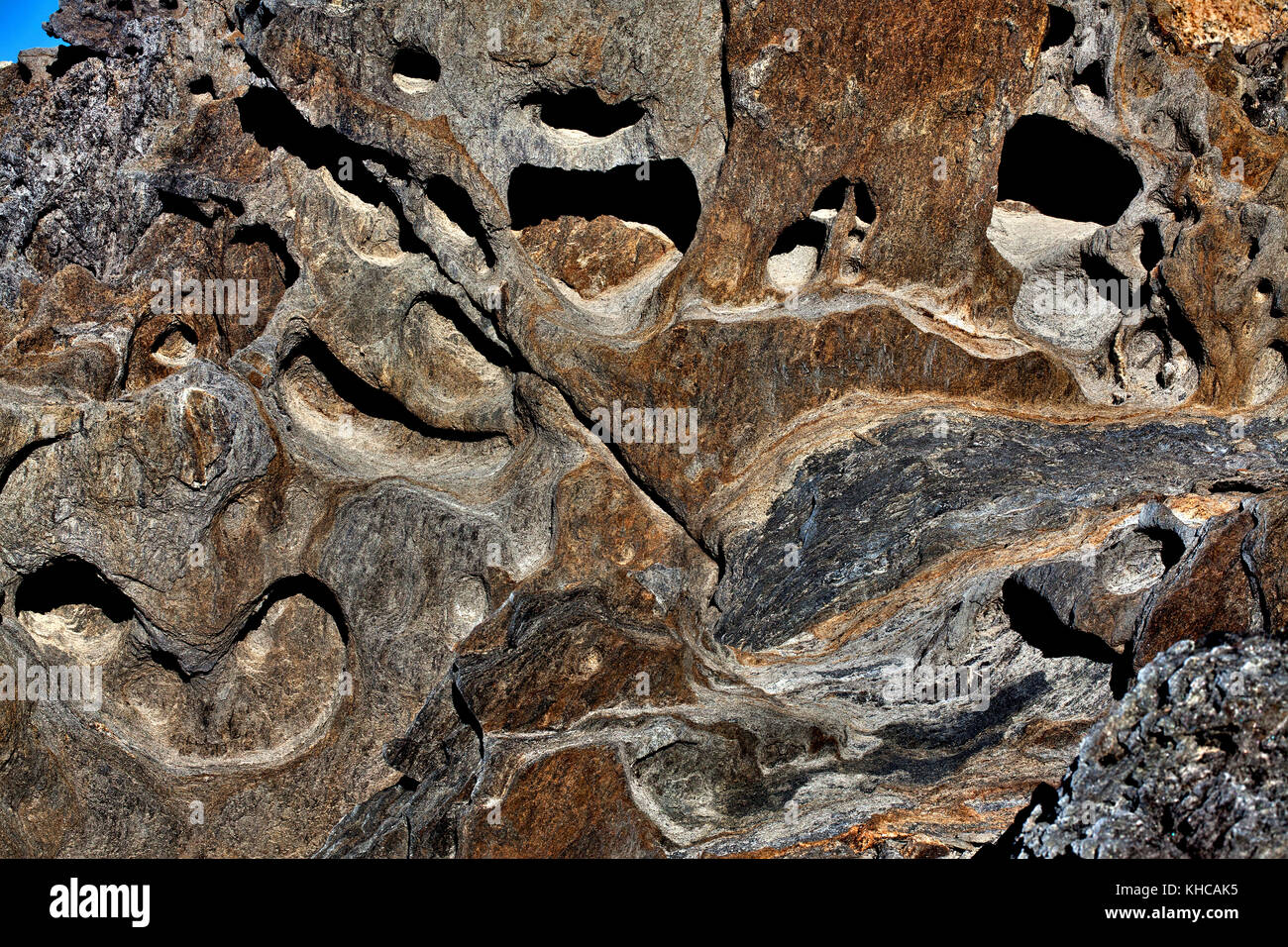 Felsformation, Cap de Creus, Katalonien, Spanien. Stockfoto