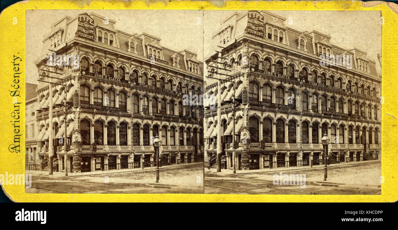 West Baltimore Street, Baltimore, Maryland, 1900. Aus der New York Public Library. Stockfoto