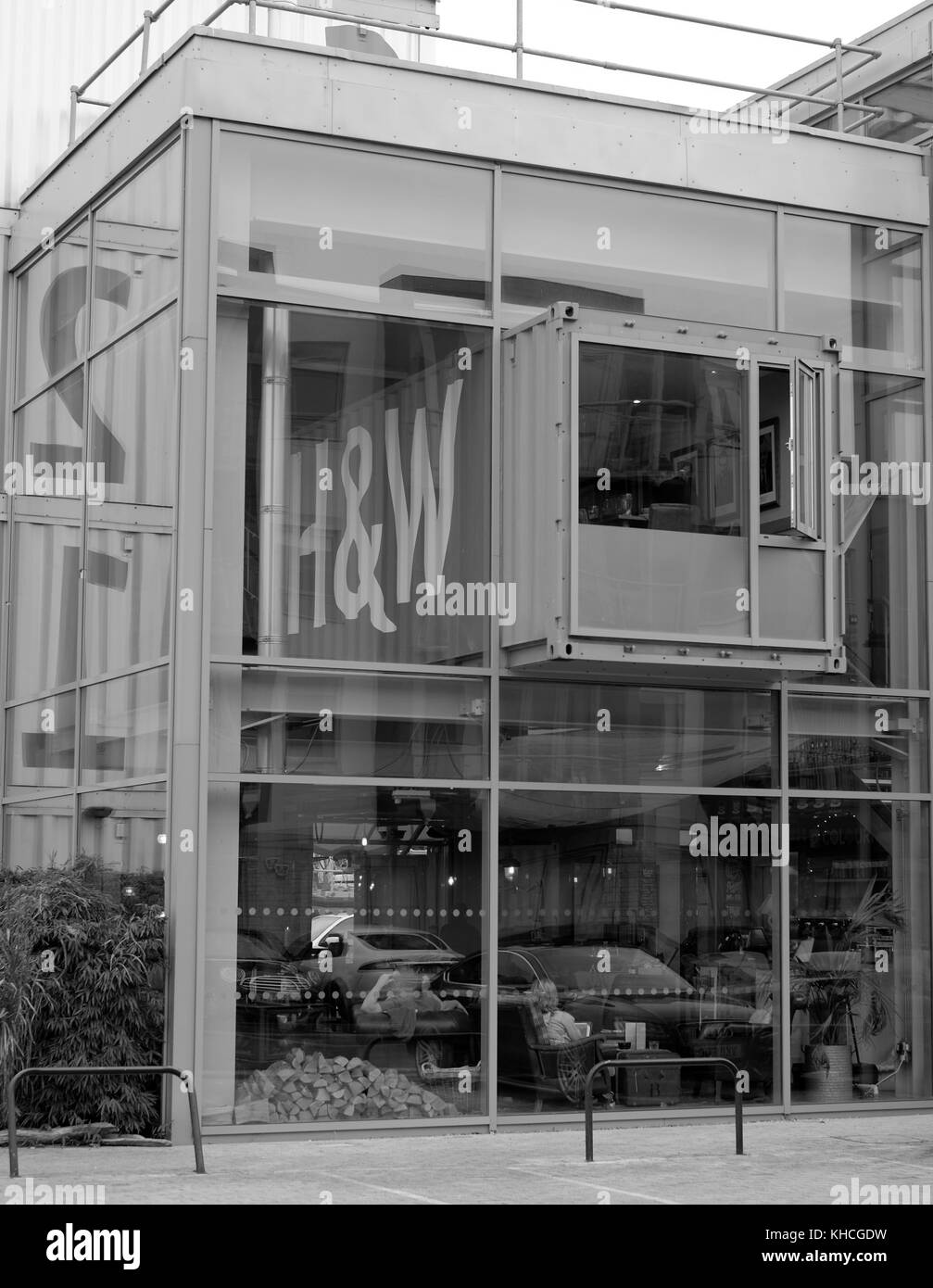 November 2017 - H&W Restaurant in Portishead, North Somerset, im Südwesten Englands. Stockfoto