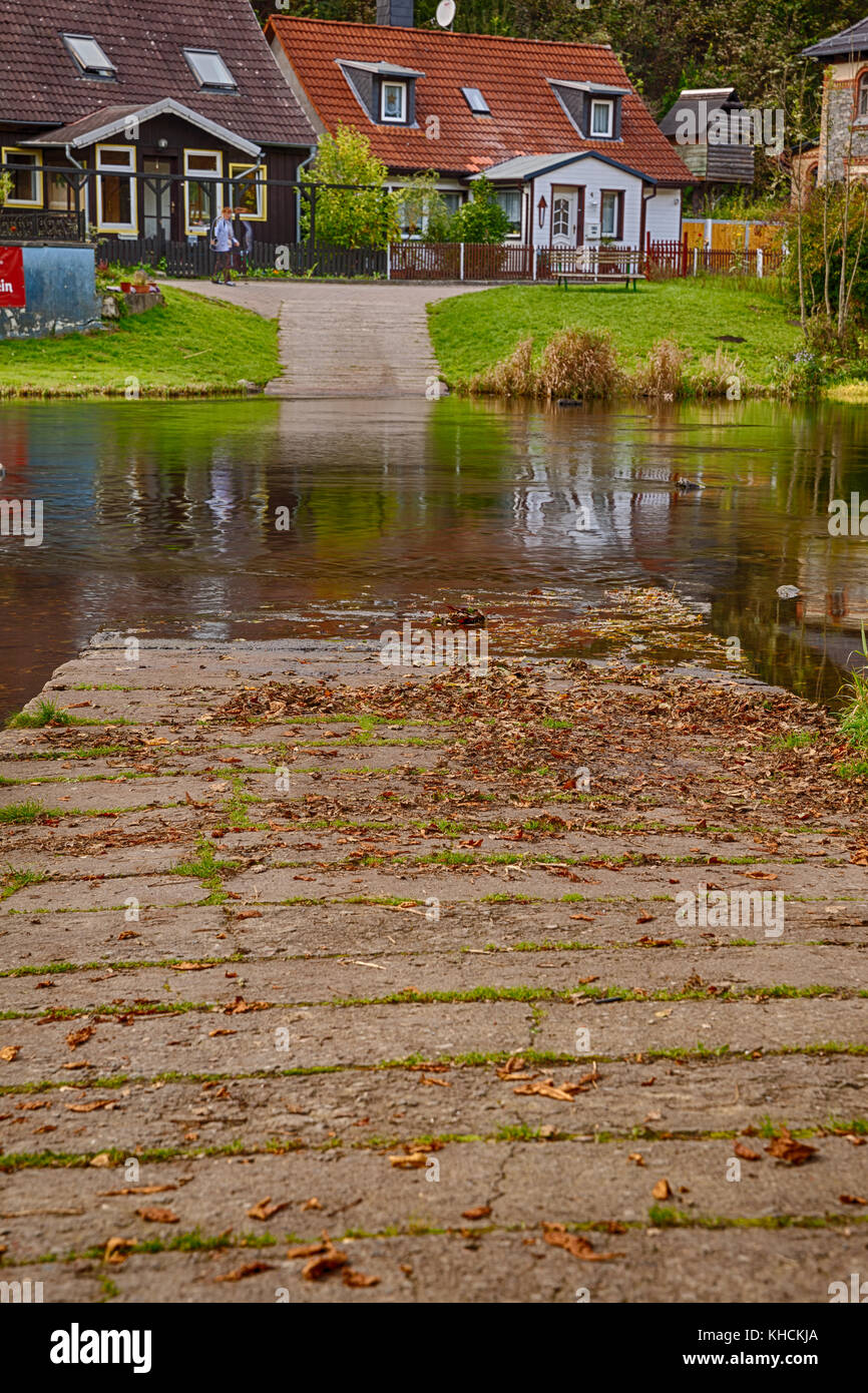 Treseburg Im Harz eine der Bode Stockfoto