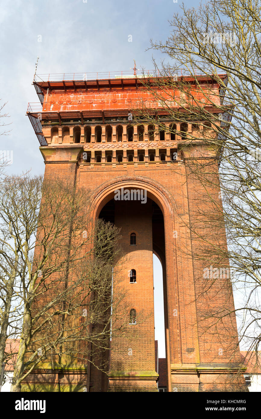 UK, Colchester, die 'Jumbo' Wasserturm. Stockfoto